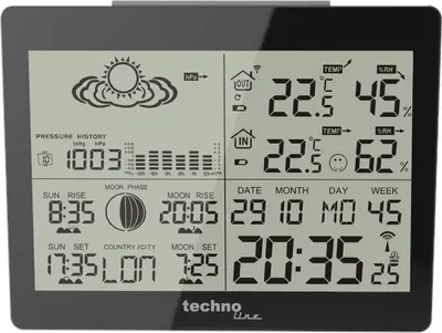 Produktbild von Technoline WS 6760 - Stacja pogodowa