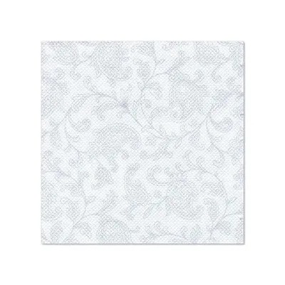 Produktbild von 280 Papstar Servietten ROYAL Collection 1/4-Falz 25 cm x 25 cm weiss Ornaments 10675
