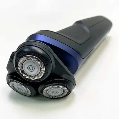 Produktbild von Philips SHAVER Series 5000 S5465/18 Elektrischer Nass- und Trockenrasierer, Rotationstrasierer, Blau, ComfortTech Blades, Tasten, LED, Replace every 2 yrs with SH30