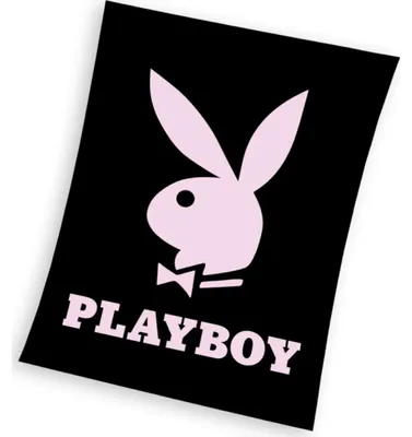 Obrázok produktu pre Mikrofleecová deka Playboy Black 150x200 cm