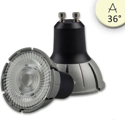 Produktbild von ISOLED GU10 Vollspektrum LED Strahler 5.5W TOQ, 36°, 3000K, dimmbar