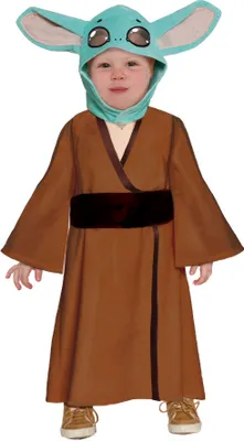 Produktbild von Kobold Abenteuerfigur Mit Kapuze Außenwelt Charme Helm Fantasie Raum Wissenschaft Kostüm Baby, Größe: 86/92 Farbe: Braun