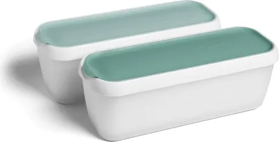Produktbild von Eisbehälter Set von 2 - luftdicht - 1 Liter - Kunststoff