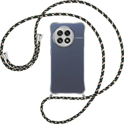 Produktbild von Handykette Backcover-Schutzhülle mit Band (Metall silberfarben) für OnePlus ACE5 5G - camouflage