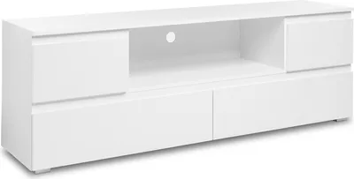 Zdjęcie produktu dla TV-Board >Ravenna< in Weiß Matt - 160x55x40cm (BxHxT)