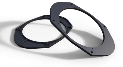 Lautsprecherringe für Ford, 165 mm, 2 Stück, Adapterhalterungen