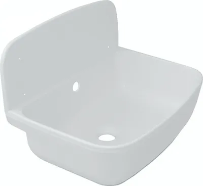 Produktbild von Marley Ausgussbecken Typ 500 ohne Rost - Farbe: weiß - 13,5 l Volumen