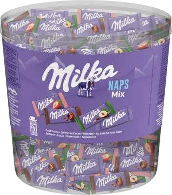 Produktbild von Milka - Naps Mix - 4 Stück à 1 kg (Artikelnummer: B-0277)