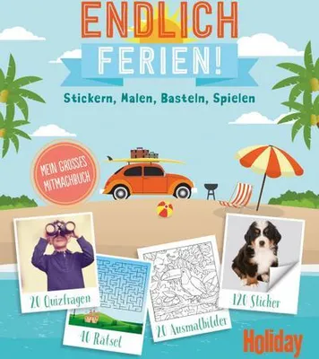 Produktbild von Gorgas, M: HOLIDAY Mitmachbuch: Endlich Ferien!