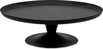 Immagine prodotto di 1.07 Piedistallo da tavolo nero - Ø 23,5 cm circa - Piastra decorativa Etagere sulla base