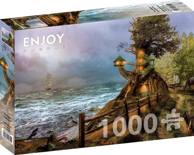 Zdjęcie produktu dla Puzzle 1000 elementów Enjoy – Magiczna latarnia morska