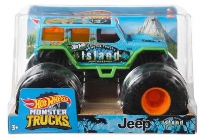 Obrázok produktu pre Mattel FYJ83, GTJ44 - Hot Wheels Monster Trucks 1:24 Jeep Wrangler 2018