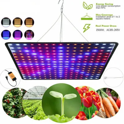 Produktbild von Ultradünne 225 (warmweiß + rot) 1000w ultradünnes Pflanzenlicht