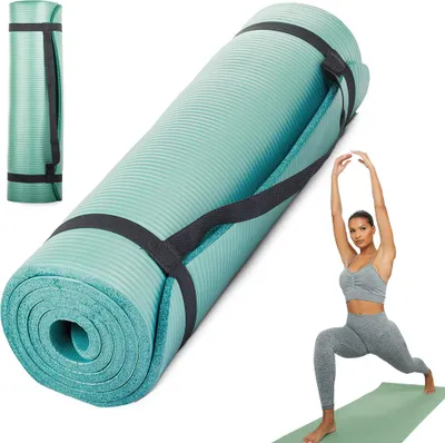 Zdjęcie produktu dla mata do ćwiczeń fitness jogi joga areobic 180x60 zielona 14186_Z