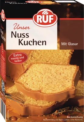 Produktbild von RUF Nuss Kuchen Backmischung