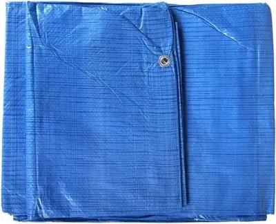 Zdjęcie produktu dla Plandeka z oczkami 5x6m (50g/m2) niebieska Motive