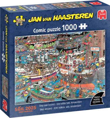 Produktbild von Jumbo Puzzle 1000 Teile Stap an Bord - SAIL Amsterdam Edition