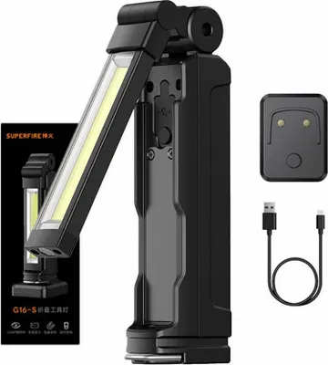 Immagine prodotto di Superfire G16-S multifunction flashlight, 800lm, USB-C