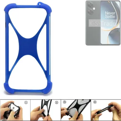 Produktbild von K-S-Trade Handy Hülle kompatibel mit OnePlus Nord CE 3 Lite Silikon Schutzhülle Cover Case Bumper Silikoncase TPU Softcase Schutz Hülle Smartphone