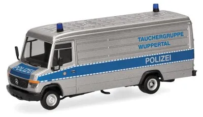 Immagine prodotto di Herpa MB Vario Furgone della Polizia di Wuppertal 098823