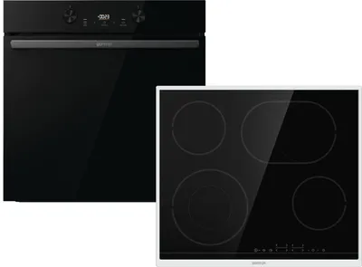 Produktbild von Gorenje Dark Pepper Set SCD - Backofen BOS6737E20FBG + Glaskeramikkochfeld ECT643BX autark