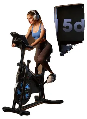 Productafbeelding van Ergometer, magnetische weerstand, LCD-display, zwart