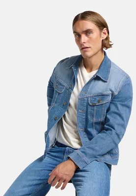 Obrázok produktu pre LEE Pánske, džínsová bunda RIDER JACKET, XL, modrá, džínsový kabát, , džínsové bundy