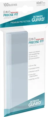 Produktbild von Ultimate Guard Precise-Fit Sleeves Resealable Japanische Größe Transparent (100)
