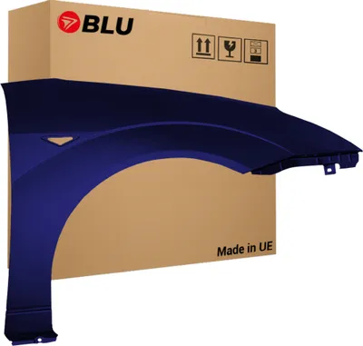 Zdjęcie produktu dla BLU Błotnik pasujący do Ford Focus Mk1 - Prawy niebieski DeepNavy | 1998-2004 | Przedni Przód | Lakierowany | Gotowy do montażu | Stal