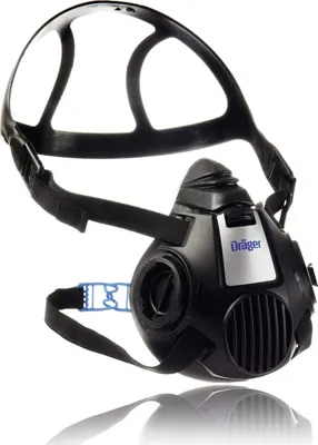 Produktbild von Dräger X-plore 3500 Halbmaske - Größe M - Mehrweg Atemschutz-Maske für den Einsatz mit wechselbaren Bajonettfiltern