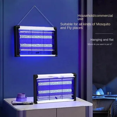 Immagine prodotto di Lampada antinsetti - Portatile - Blu azzurro - 8 W - 220 V - Lampada da esterno