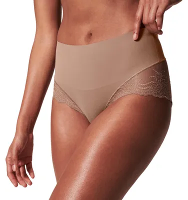 Produktbild von SPANX Damen Lace Hi-Hipster Panty, Cafe Au Lait, XS EU