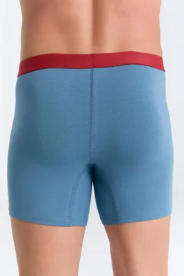 Produktbild von Bio-Baumwoll-Herren Boxershorts mit Eingriff