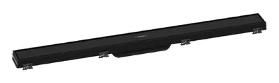 Produktbild von hansgrohe RainDrain Match Duschrinne 800mm, mattschwarz, Fertigset