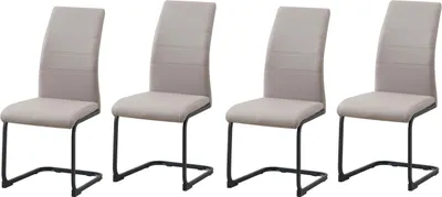 Produktbild von Schwingstuhl 4er Set Polyurethancappuccino SallyP HTI-Line
