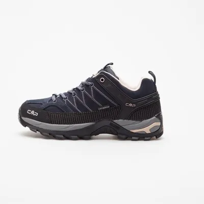 Produktbild von CMP Damen Trekkingschuhe Outdoorschuhe Schuhe Wanderschuhe Rigel Low WP, Farbe:Blau, Schuhgröße:EUR 41, Artikel:-53UG asphalt - antracite - rose