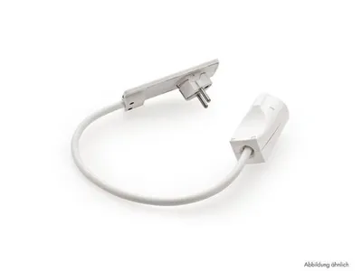 Zdjęcie produktu dla Kabel połączeniowy Naber ze złączem wtykowym Evoline, biały 2000 mm - materiał instalacyjny