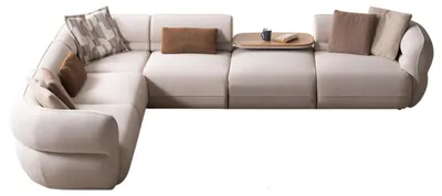 Obrázek produktu pro Modulární rohová pohovka v moderním designu s pohodlnými polštáři