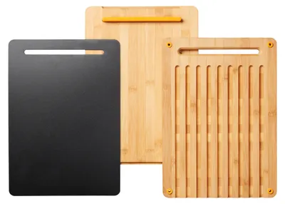 Immagine prodotto di Fiskars Functional Form Set di taglieri in bambù 35 x 25 cm FISKARS 1057550