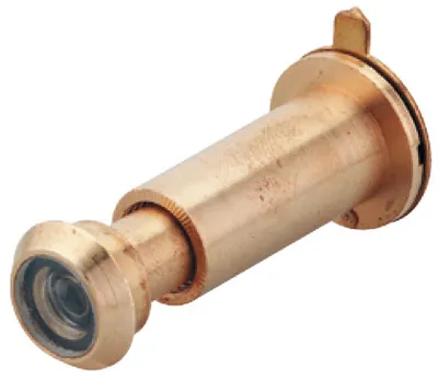 Obrázok produktu pre Dverný kukátko, priemer 12 mm, vhodné pre dvere s hrúbkou do 57 mm, mosadzné, leštené