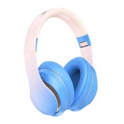 Produktbild von AngelTech Kinderkopfhörer Over-Ear – Bluetooth Kopfhörer für Kinder – Lautstärkebegrenzt – Kabellos – 20 Std. Akkulaufzeit – Blau, KI-generiertes Bild
