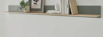 Produktbild von Wandboard "Center" in Salbei und Barista Eiche Wandregal 170 x 15 cm