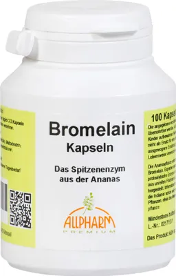 Produktbild von Bromelain Enzym Kapseln, 100 St KAP