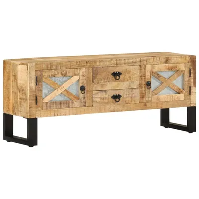 Produktbild von TV-Schrank 110x30x45 cm Raues Mangoholz