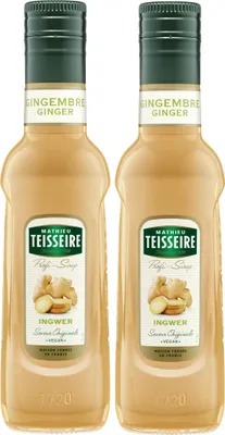 Produktbild von Teisseire Getränke-Sirup Ingwer 0,25L (2er Pack)