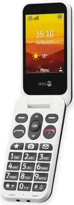 Immagine prodotto di Doro Leva L20, a conchiglia, SIM singola, 7,11 cm (2,8"), 2 MP, 1150 mAh, nero, bianco