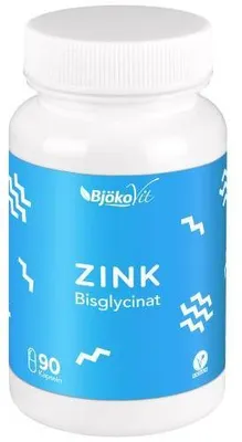 Image de Zinc Bisglycinate 25 mg gélules végétaliennes 90 pc