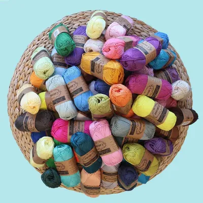 Catona Garn-Set, 113 Farben, 100% mercerisiertes Baumwollgarn