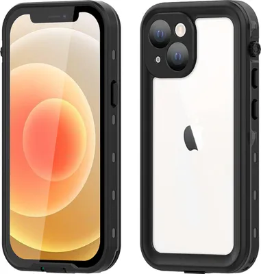 Produktbild von iPhone 13 Mini Wasserdicht Hülle, IP68 360 Grad Komplett Schutz Stoßfest Staubdicht Schneefest Schutzhülle für iPhone 13 Mini Schwarz