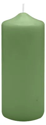 Produktbild von Spitzkopf Stumpen Kerzen Grün 15 x Ø 8 cm, 6 Stück